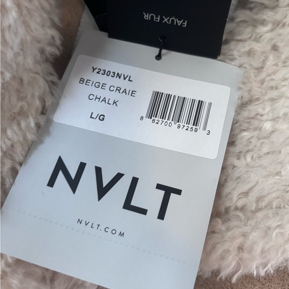 Anthropologie NVLT Women's Cream Teddy Jacket 4 in 1 - Picture 7 of 10